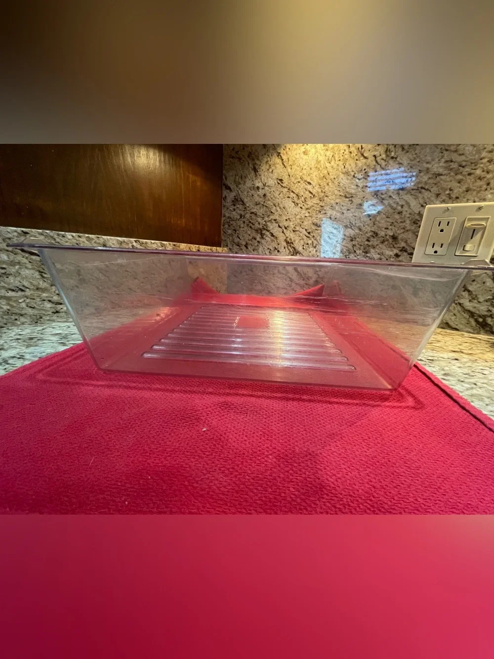 Whirlpool / Kenmore Bottom Mount # 2174112 Clear Refrigerator Meat Drawer OEM